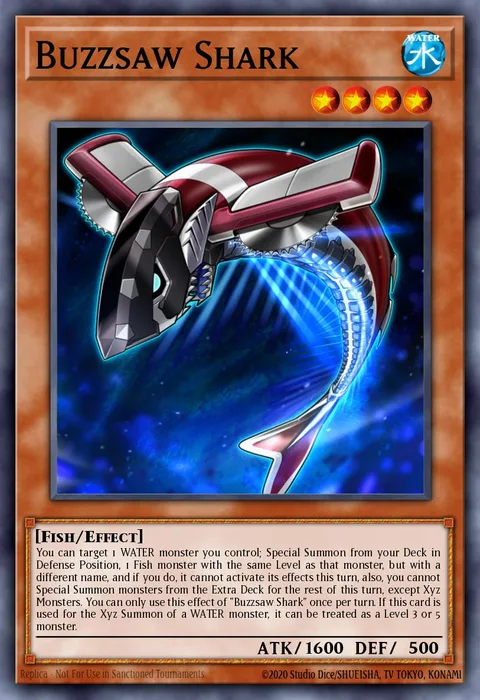 Buzzsaw Shark trading card