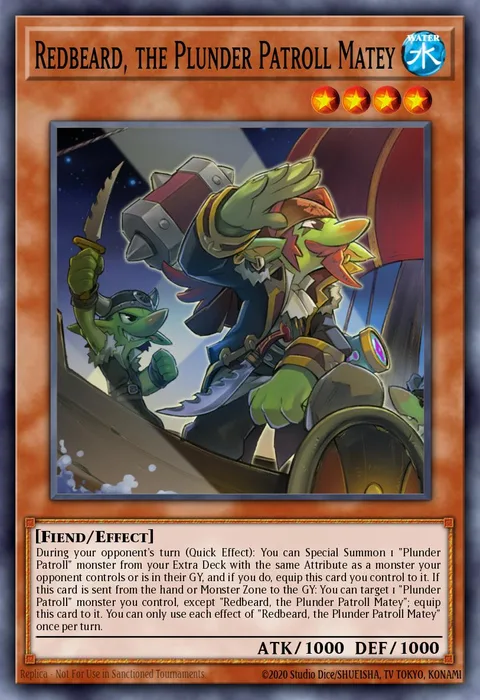 Redbeard, the Plunder Patroll Matey trading card