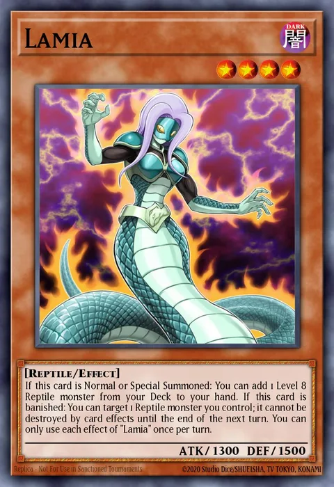 Lamia trading card