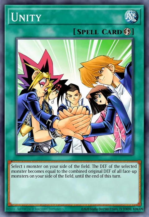 Unity trading card