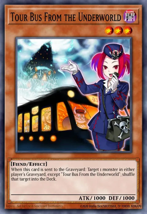Tour Bus From the Underworld trading card