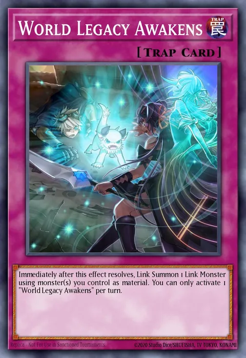 World Legacy Awakens trading card