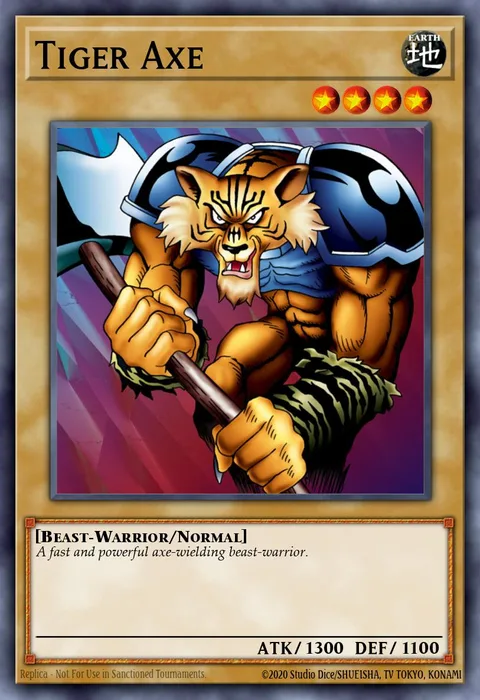 Tiger Axe trading card