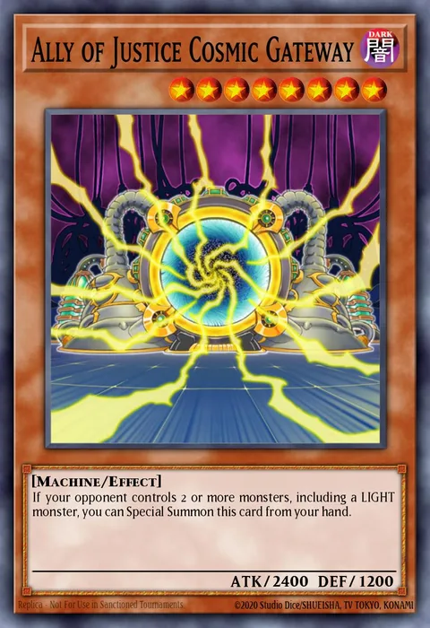 Ally of Justice Cosmic Gateway trading card