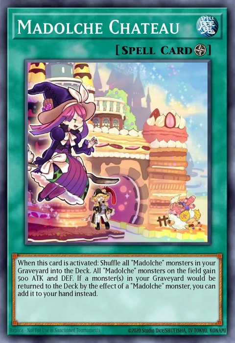 Madolche Chateau trading card