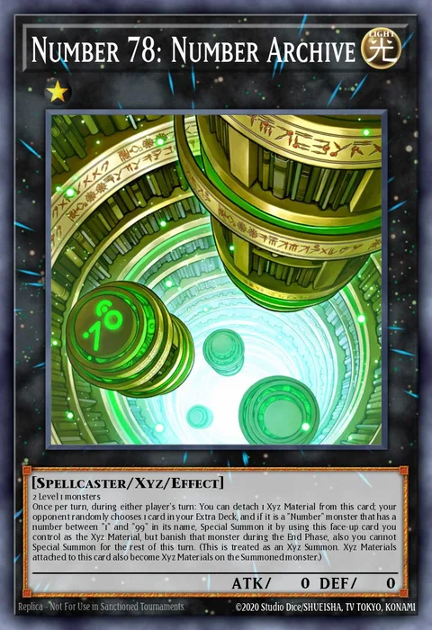 Number 78: Number Archive trading card