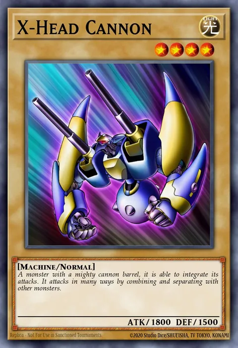 X-Head Cannon trading card