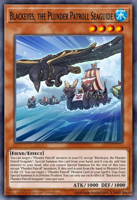 Blackeyes, the Plunder Patroll Seaguide trading card