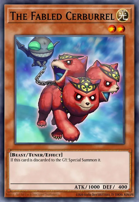 The Fabled Cerburrel trading card