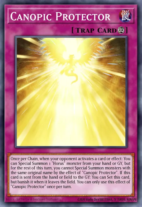 Canopic Protector trading card