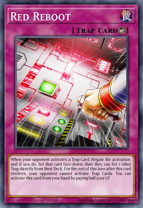 Red Reboot trading card