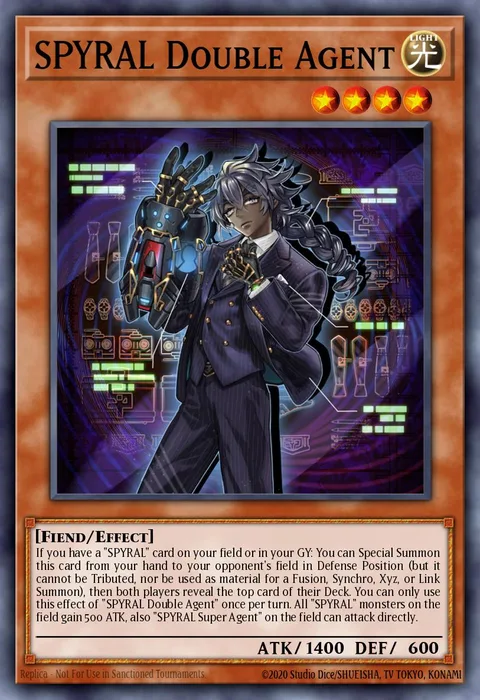 SPYRAL Double Agent trading card
