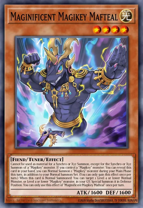 Maginificent Magikey Mafteal trading card