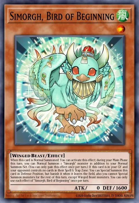 Simorgh, Bird of Beginning trading card