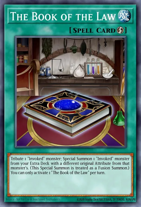 The Book of the Law trading card