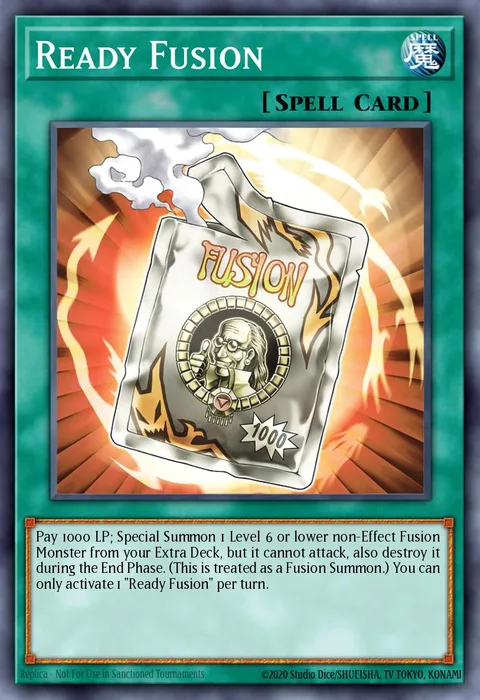 Ready Fusion trading card