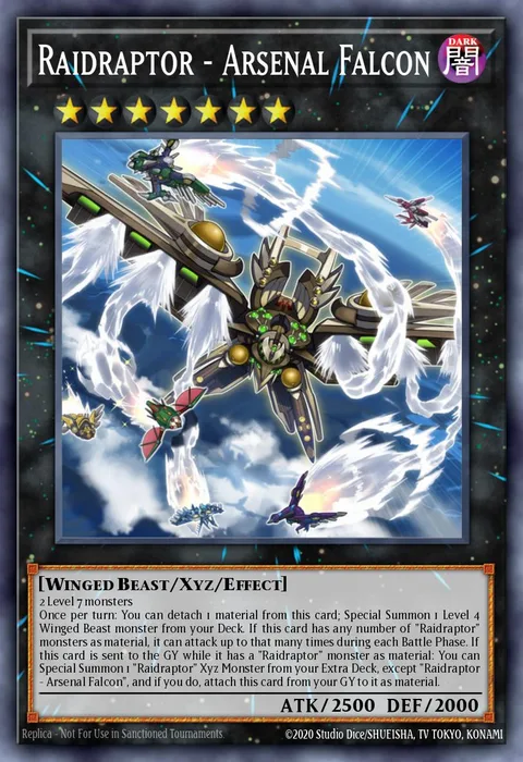 Raidraptor - Arsenal Falcon trading card