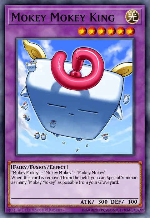 Mokey Mokey King trading card
