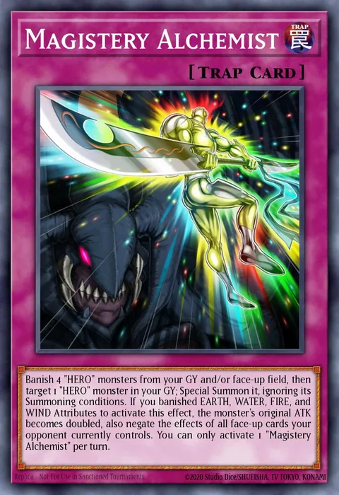 Magistery Alchemist trading card