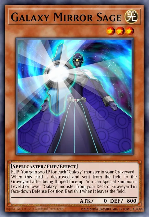 Galaxy Mirror Sage trading card