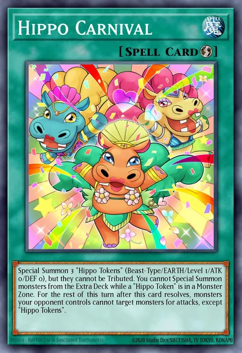 Hippo Carnival trading card