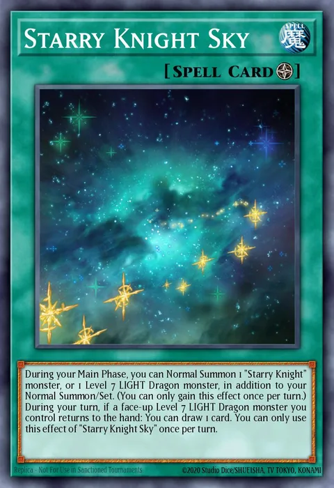 Starry Knight Sky trading card