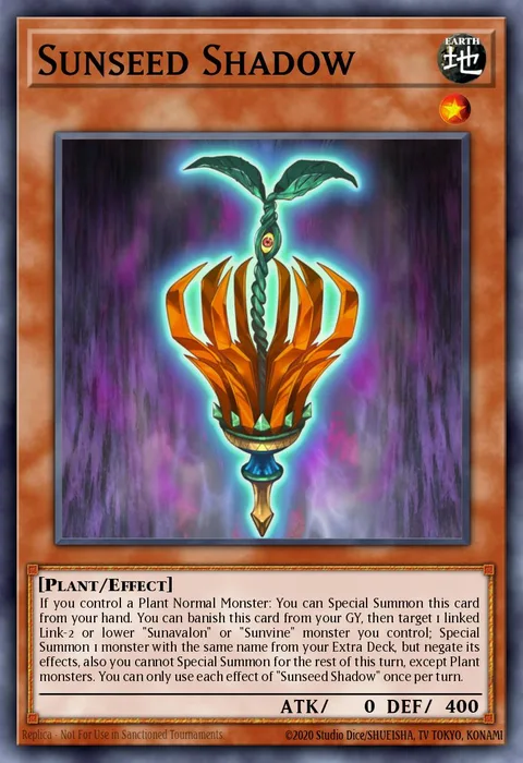 Sunseed Shadow trading card