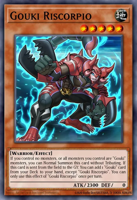 Gouki Riscorpio trading card