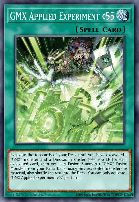 GMX Applied Experiment #55 trading card