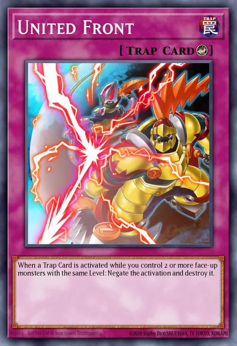 United Front trading card