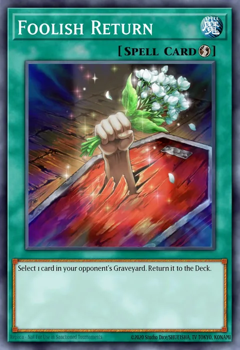 Foolish Return trading card
