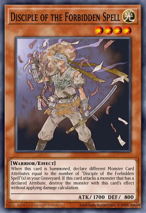 Disciple of the Forbidden Spell trading card