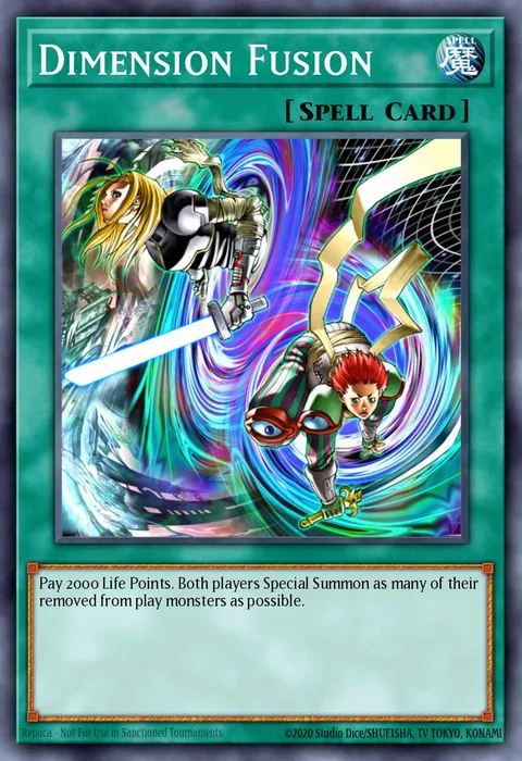 Dimension Fusion trading card