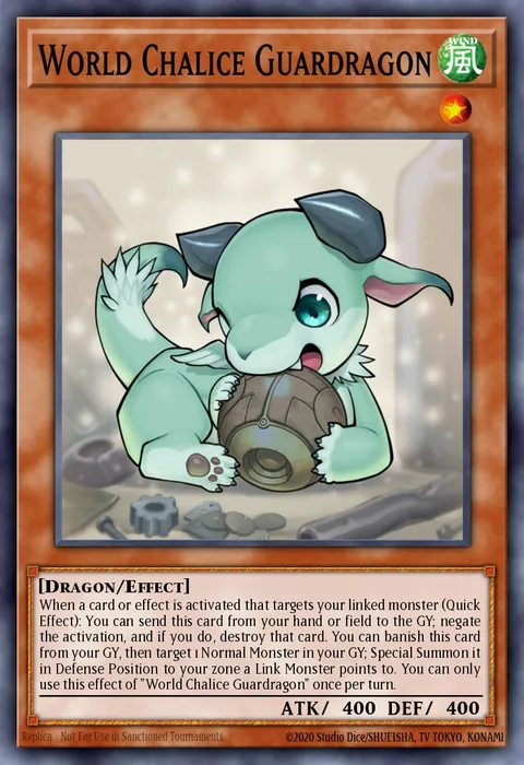 World Chalice Guardragon trading card