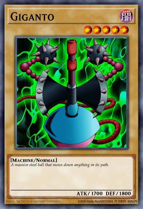 Giganto trading card