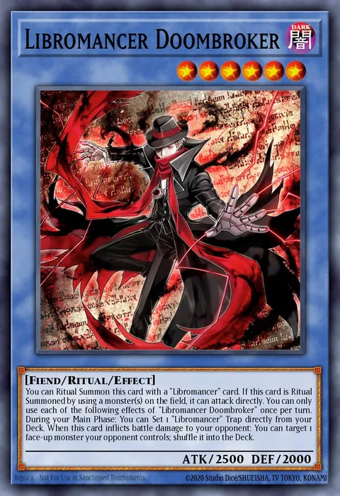 Libromancer Doombroker trading card