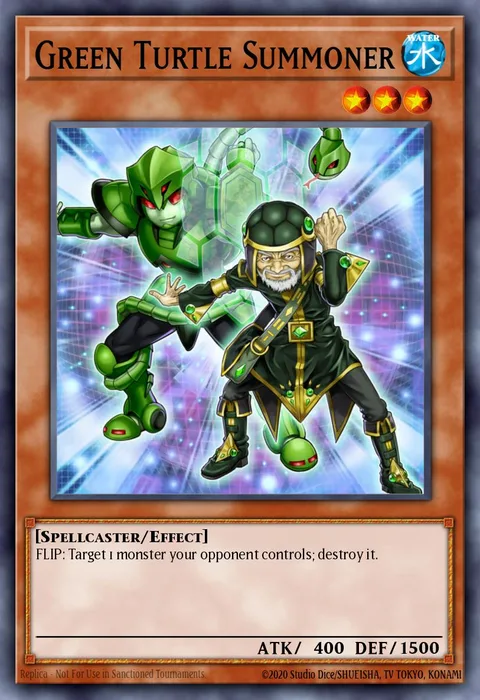 Green Turtle Summoner trading card