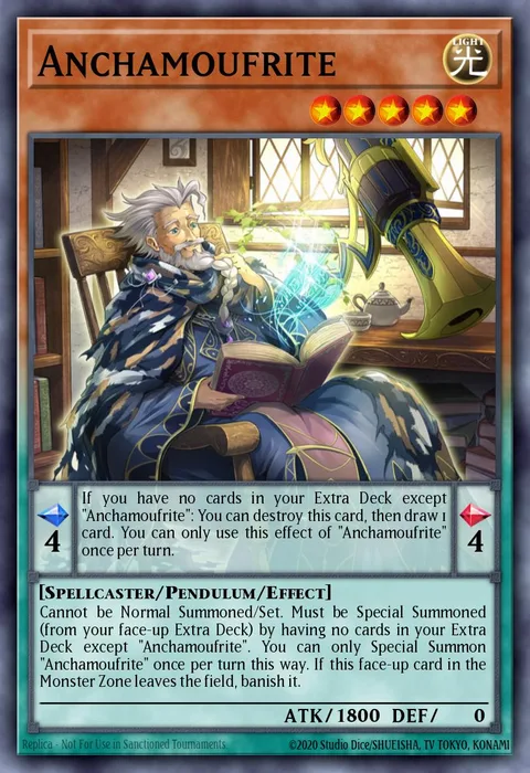 Anchamoufrite trading card