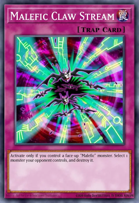 Malefic Claw Stream trading card
