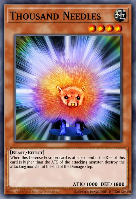 Thousand Needles trading card