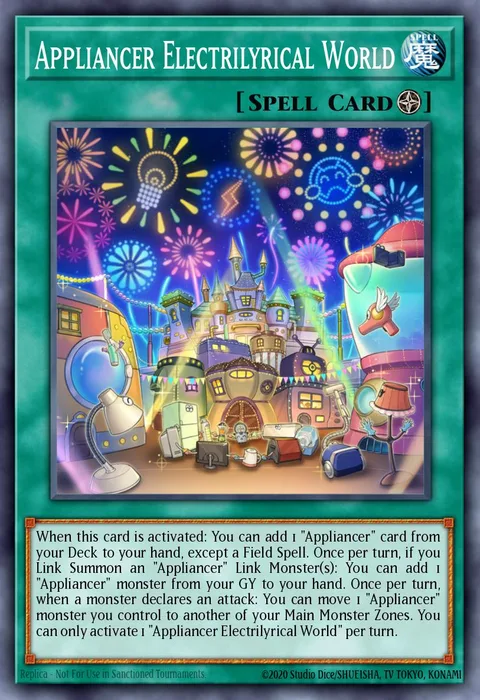 Appliancer Electrilyrical World trading card