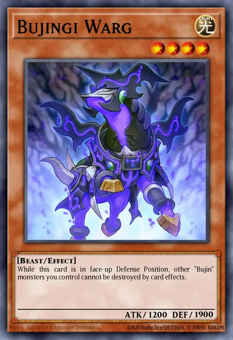 Bujingi Warg trading card