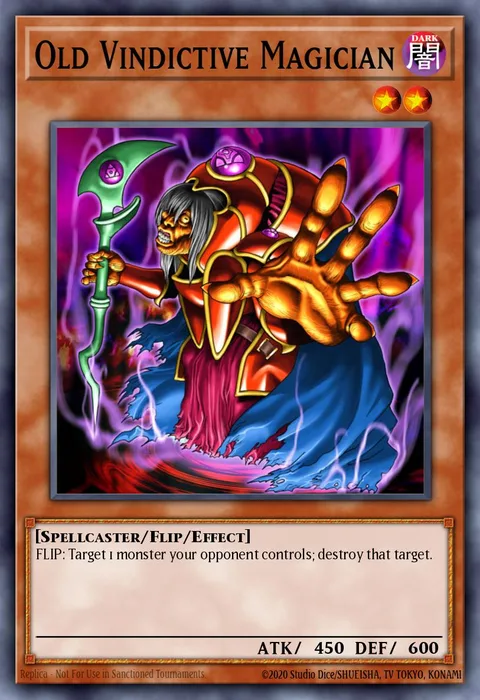 Old Vindictive Magician trading card