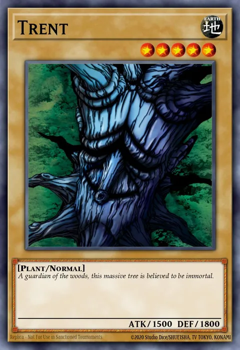 Trent trading card
