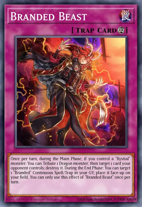 Branded Beast trading card