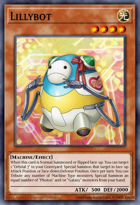 Lillybot trading card