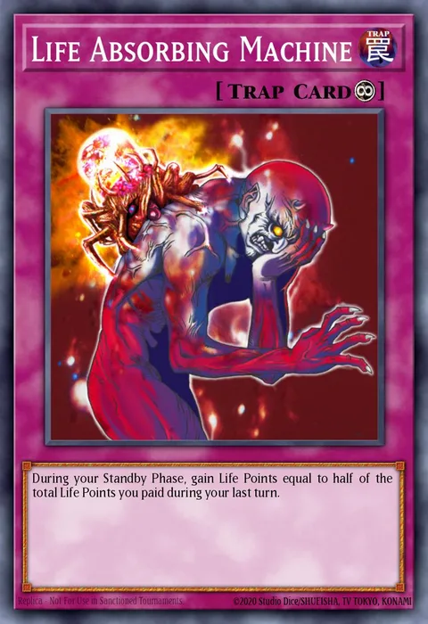 Life Absorbing Machine trading card