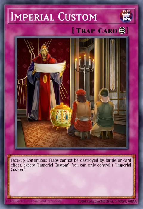 Imperial Custom trading card
