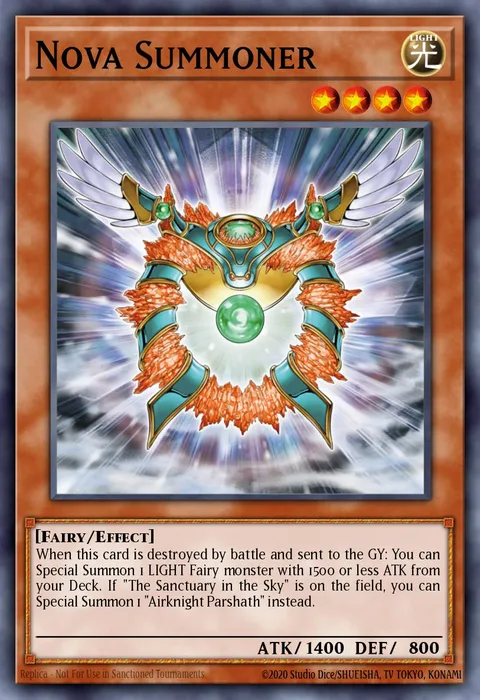 Nova Summoner trading card