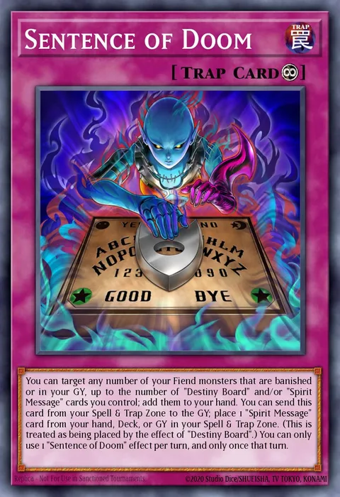 Sentence of Doom trading card